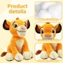 León Muñeca de Peluche, Juguete Peluche de Dibujos León, Juguete Peluche de Rey León, Rey León Figura de Peluche, Rey León