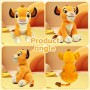 León Muñeca de Peluche, Juguete Peluche de Dibujos León, Juguete Peluche de Rey León, Rey León Figura de Peluche, Rey León