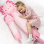 Mewaii 50CM Largo Gato de Peluche Almohada Suave y Cómoda Peluche Gato Cojines de Felpa Perfectos para Regalo