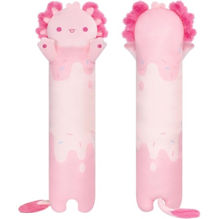 Mewaii 50CM Largo Gato de Peluche Almohada Suave y Cómoda Peluche Gato Cojines de Felpa Perfectos para Regalo