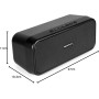Altavoz bluetooth para fiesta de Blaupunkt PS 200, True Wireless Stereo Box, Bluetooth 4.2, AUX-IN, iluminación LED multicolor,