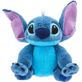 Disney Store Peluche Mediano de Stitch, Altura: 38 cm, Peluche con una Textura Afelpada y Detalles Bordados, Sus Orejas Son
