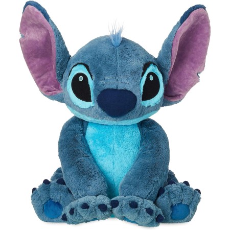 Disney Store Stitch - Peluche grande y suave, Lilo and Stitch, 42 cm, personaje tierno, tela suave al tacto con detalles