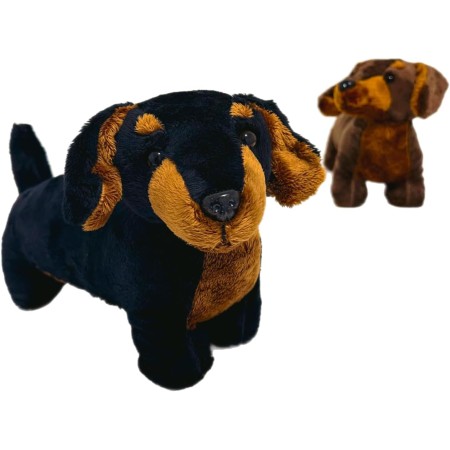 PMS - Peluche de Perro (30 cm, Salchicha de Salchicha, Color Aleatorio enviado)