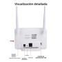 Módem enrutador TIANJIE 4G CPE, enrutador inalámbrico 4G LTE de 300Mbp