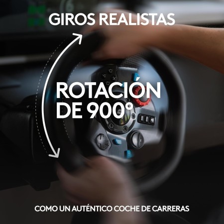 Logitech G29, Driving Force Volante de Carreras y Pedales, Force Feedback, Aluminio Anodizado, Palancas de Cambio, Enchufe Eu,