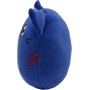 CyP Brands- FC Barcelona, Muñeco de Peluche, Gato, 12 cm, Color Azul, Producto Oficial