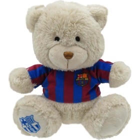 CyP Brands- FC Barcelona, Osito de Peluche, Peluche, 20 cm, Juguetes, Oso con Camiseta, Fútbol, Color Beige, Producto Oficial
