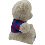 CyP Brands- FC Barcelona, Osito de Peluche, Peluche, 20 cm, Juguetes, Oso con Camiseta, Fútbol, Color Beige, Producto Oficial