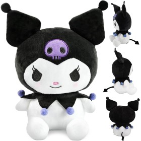 Kuromi Figura de Peluche, Muñeca Animada, Juguete de Dibujos - Regalos para Niños y Niñas