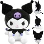 Kuromi Figura de Peluche, Muñeca Animada, Juguete de Dibujos - Regalos para Niños y Niñas