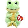Ty Beanie Bellies-Peluche Snapper Rana 15 cm-TY41052, TY41052, Verde, Amarillo, Small