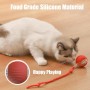 Juguete Interactivo para Gatos y Perros, 2025 New Juguete Eléctrico con Carga USB, Tres Modos de Trabajo, 360° Smart Automatic