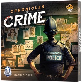 Lucky Duck Games , Chronicles of Crime , Board Game , Ages 14+ , 1-4 Players , 60-90 Minute Playing Time