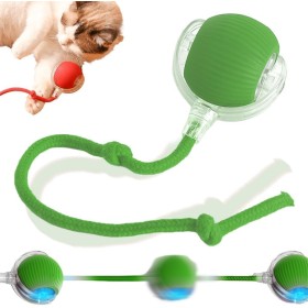 Juguete Interactivo para Gatos y Perros, 2025 New Juguete Eléctrico con Carga USB, Tres Modos de Trabajo, 360° Smart Automatic