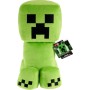 Mattel Minecraft Creeper Jumbo - Figura de peluche grande, muñeca suave de 16 pulgadas con diseño pixelado inspirado en el