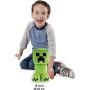 Mattel Minecraft Creeper Jumbo - Figura de peluche grande, muñeca suave de 16 pulgadas con diseño pixelado inspirado en el