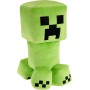 Mattel Minecraft Creeper Jumbo - Figura de peluche grande, muñeca suave de 16 pulgadas con diseño pixelado inspirado en el
