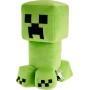 Mattel Minecraft Creeper Jumbo - Figura de peluche grande, muñeca suave de 16 pulgadas con diseño pixelado inspirado en el