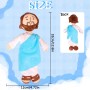 Peluche Jesús, 32 cm Juguete De Peluche De Jesús, Muñeco Jesús, Muñeco Peluche Jesús, Juguetes Jesús Sonrientes Muñeco, Peluche
