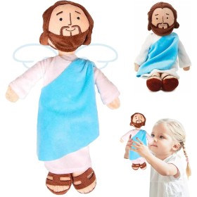 Peluche Jesús, 32 cm Juguete De Peluche De Jesús, Muñeco Jesús, Muñeco Peluche Jesús, Juguetes Jesús Sonrientes Muñeco, Peluche