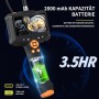 Daxiongmao Cámara Endoscópica con Luz, Impermeable IP67, 1080p HD, 16.5 Pies, USB, Negro