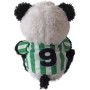 Real Betis Balompié- Osito de Peluche, Peluche, Juguetes, Oso con Camiseta, Fútbol, Color Blanco y Negro, Producto Oficial (CyP