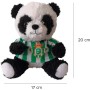 Real Betis Balompié- Osito de Peluche, Peluche, Juguetes, Oso con Camiseta, Fútbol, Color Blanco y Negro, Producto Oficial (CyP