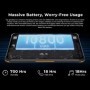 Tableta robusta HOTWAV R8, 12GB 4+8 de RAM + 128GB de almacenamiento, 