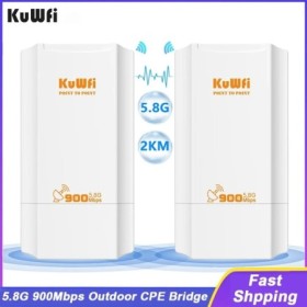KuWFi-puente inalámbrico de 5,8G para exteriores, amplificador de seña