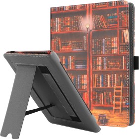 HGWALP Funda Universal para 6-7 Pulgadas eReaders, Funda Folio Stand Soporte con Correa Compatible con Kindle