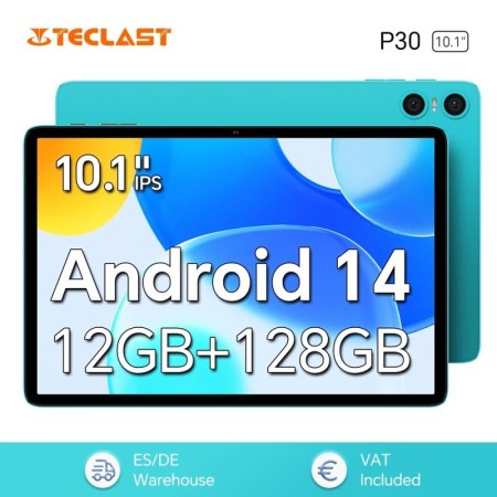 Teclast P30 Android 14 Tablet, UniSoc T606 Octa Core, 10.1 "IPS, MAX 1