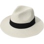DRESHOW Mujeres Sombrero de Panamá Sombreros de Paja Sombrero de Verano Sombrero de Playa Fedora Sombrero de ala Ancha Sombrero