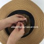 DRESHOW Mujeres Sombrero de Panamá Sombreros de Paja Sombrero de Verano Sombrero de Playa Fedora Sombrero de ala Ancha Sombrero