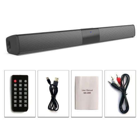 Barra de sonido estéreo para cine en casa, altavoces con Bluetooth 5,3