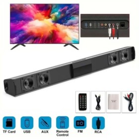 Barra de sonido estéreo para cine en casa, altavoces con Bluetooth 5,3