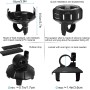 Actualizado, Altavoz de Bicicleta Profesional, con Soporte de Manillar, Bluetooth v5.4, Impermeable IPX7, Estuche de Silicona,