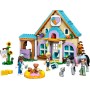 LEGO Friends Caballo y Clínica Veterinaria de Mascotas con Animales de Juguete (Caballo, Gata, Perros), Regalo para Niñas de 7