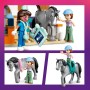 LEGO Friends Caballo y Clínica Veterinaria de Mascotas con Animales de Juguete (Caballo, Gata, Perros), Regalo para Niñas de 7