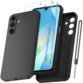 COPIKE Funda para Samsung Galaxy A16 5G / 4G con Protección de La Cámara y 2 Piezas Cristal Templado, Carcasa Antigolpes Delgada