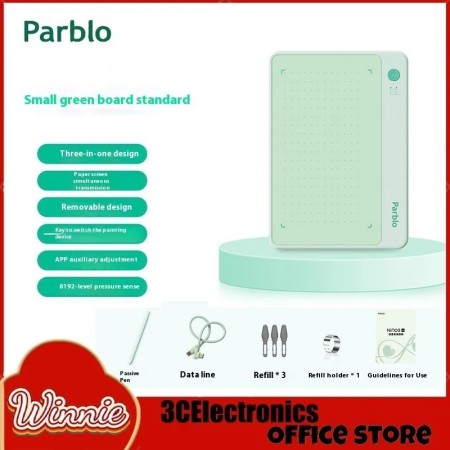 Parblo Ninos Neo tablero verde pequeño tablero Digital tablero de escr