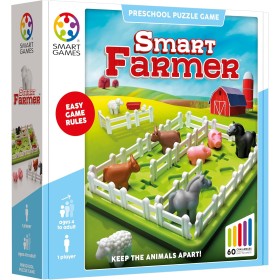 smart games - Smart Farmer, Puzzle Game with 60 Challenges, 4+ Years