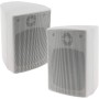 Altavoz de 2 vías blanco par de altavoces de pared para sistema estéreo HiFi home cinema 40W 8Ohm