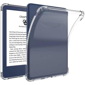 VOVIPO Transparente Funda para 6" Kindle (11th Generación-2024/2022), ángulo de Refuerzo de la Tapa Trasera del Parachoques de