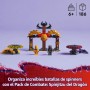LEGO Ninjago Pack de Combate: Spinjitzu del Dragón de Juguete, Set de Peonza con 2 Minifiguras y Armas Ninja, Juguetes de