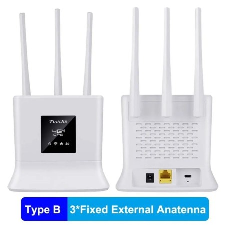 Enrutador TIANJIE-WIFI 4G de alta velocidad, antena externa LTE FDD TD