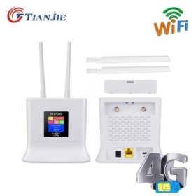 Enrutador TIANJIE-WIFI 4G de alta velocidad, antena externa LTE FDD TD
