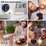Xleader Altavoz Bluetooth para Ducha con Luz, Impermeable IPX7, Mini Altavoz Bluetooth Potente Pequeño con Ventosa y Microfono,