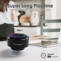 Xleader Altavoz Bluetooth para Ducha con Luz, Impermeable IPX7, Mini Altavoz Bluetooth Potente Pequeño con Ventosa y Microfono,