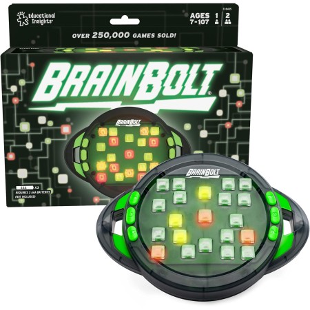Learning Resources Juego de Memoria Rompecabezas BrainBolt, Juego de ingenio para Edades comprendidas Entre 7 y 107 años,